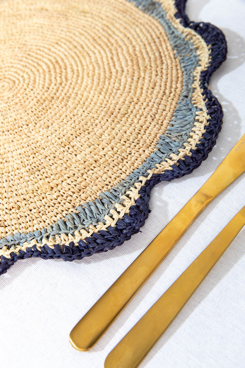 Garden Party Raffia Placemat