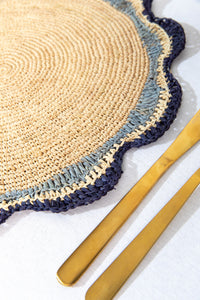 Garden Party Raffia Placemat