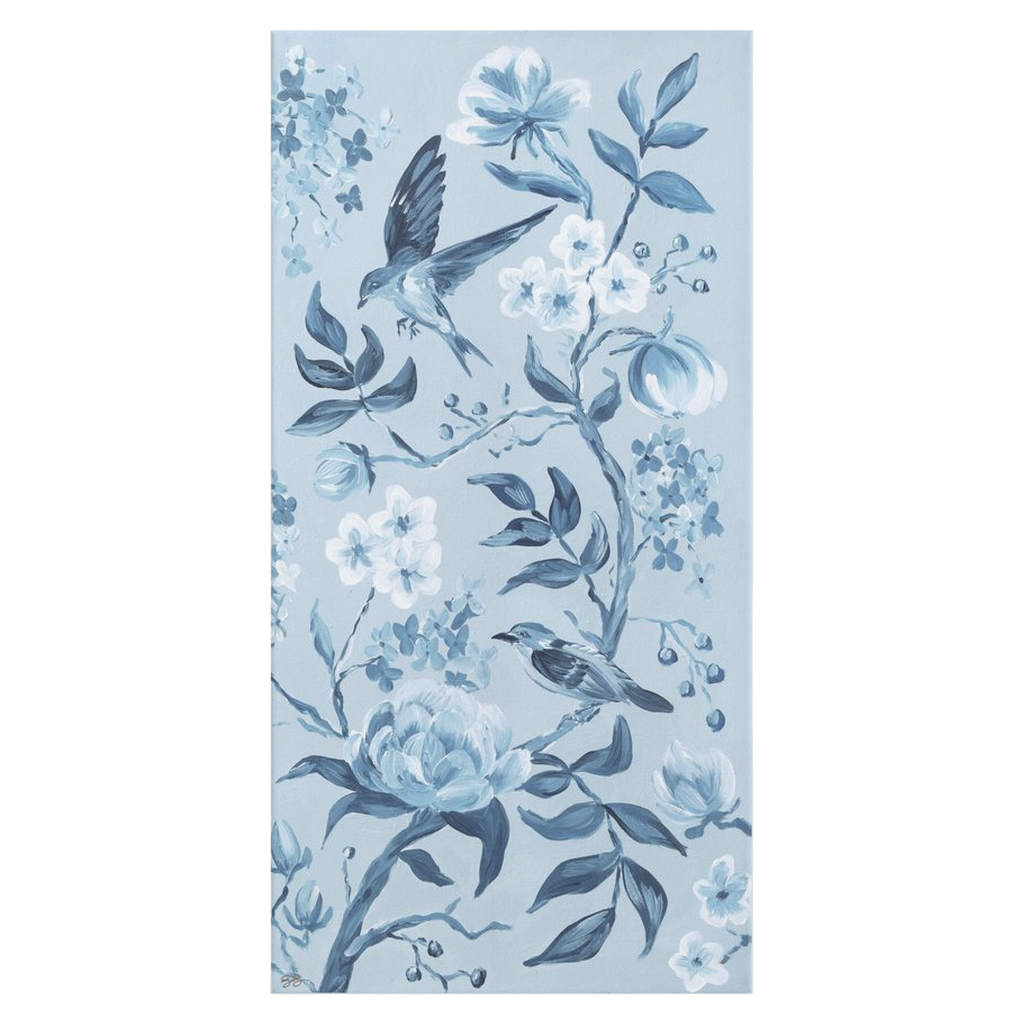 Blue Chinoiserie No. 2 – Canvas Gallery Wrap (Various Sizes)