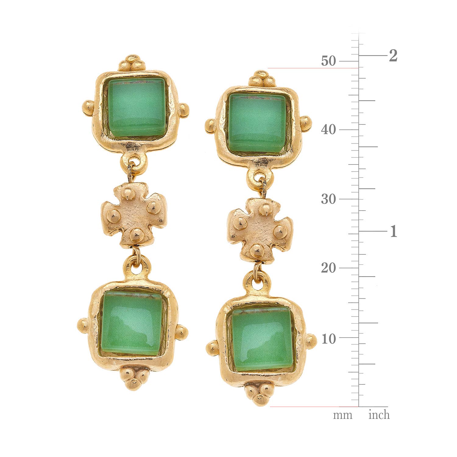 Charlotte Deux Tier Earrings