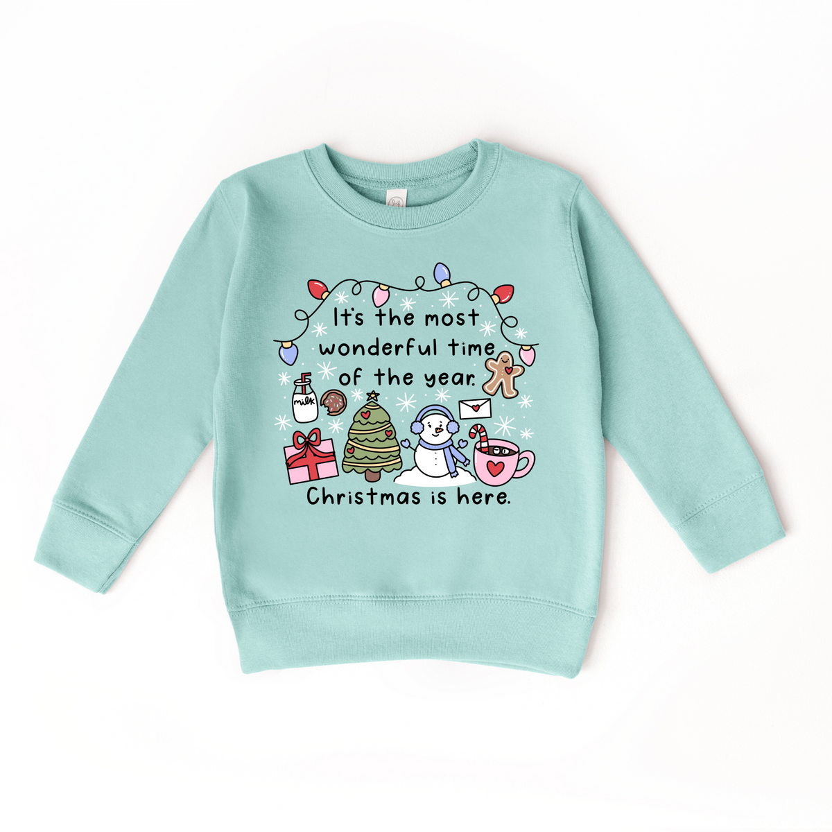 Girls Most Wonderful time of the Year Sweatshirt (Various Colors)