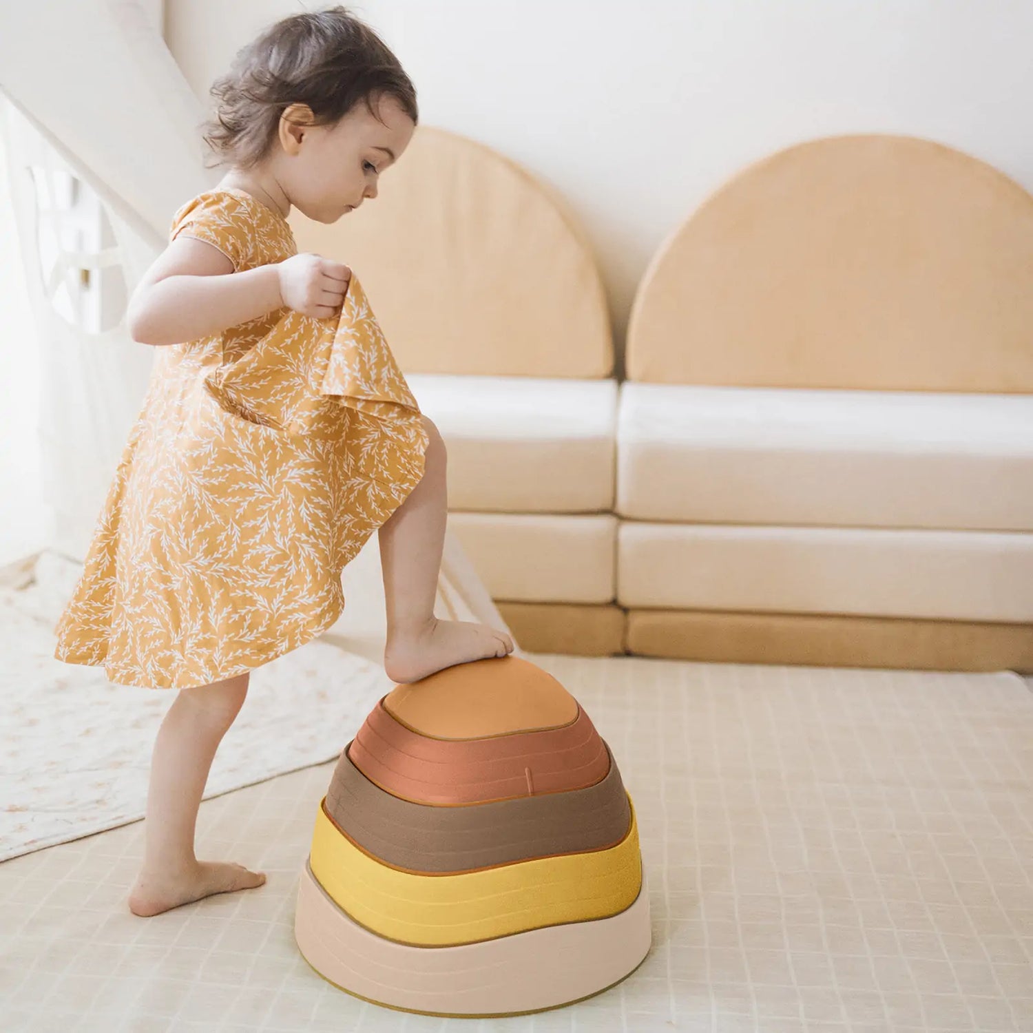 Stepping Stones - Sunset Hues