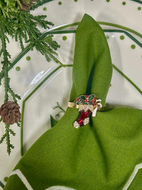 Red Stocking Set of 4 Napkin Ring