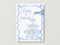 "Cheers to Forever" Greeting Cards