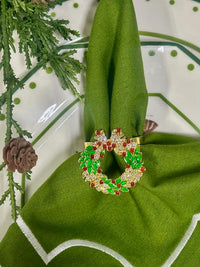 Holly Wreath Set of 4 Napkin Ring