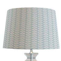 Blue Coastal Lampshade in Sabal Stripe (Various Sizes)