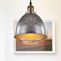 Antique Inspired Dome Pendant Lamp (Various Colors)