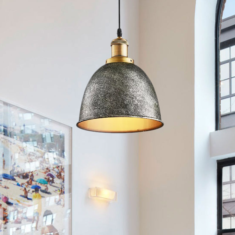 Antique Inspired Dome Pendant Lamp (Various Colors)
