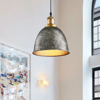 Antique Inspired Dome Pendant Lamp (Various Colors)