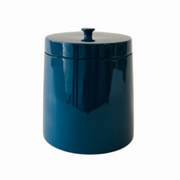 Roma Lacquered Ice Bucket, Blue