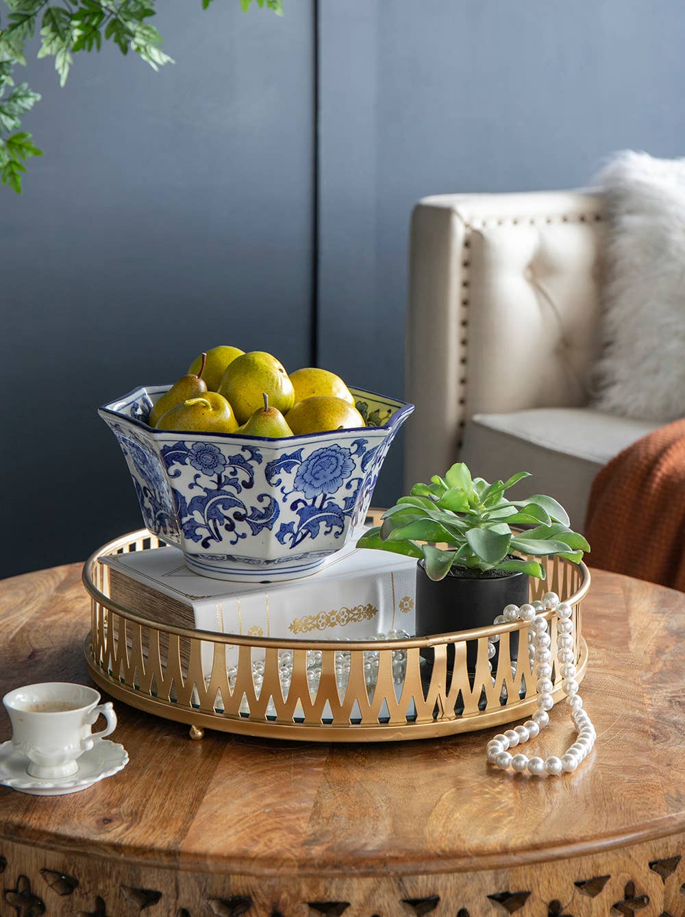 Timeless Blue and White Porcelain Bowl