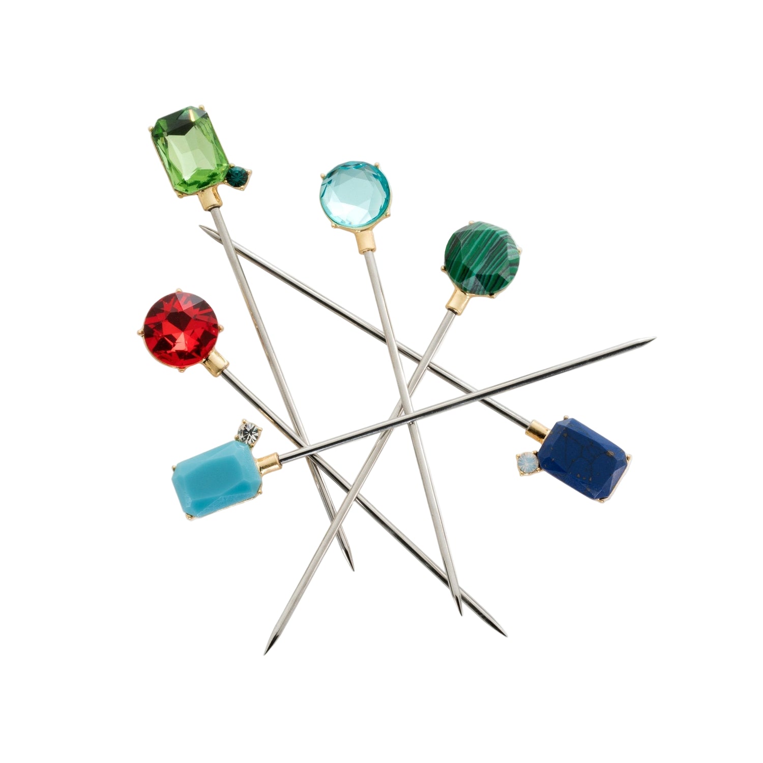Bright Gem Cocktail Picks – Set of 6