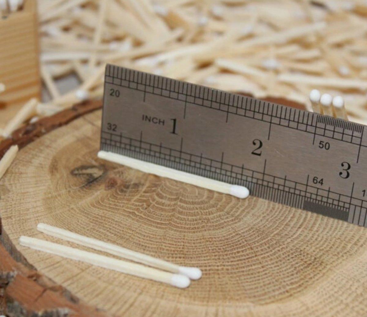 White Safety Matches 1.85"
