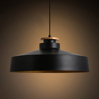 Josephine Pot Lid Pendant (in Black or White)