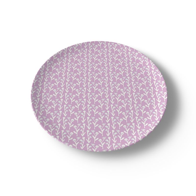 Set of Lilac Ivy Manor China Plates (Various Sizes - Set of 2, 4 or 8)