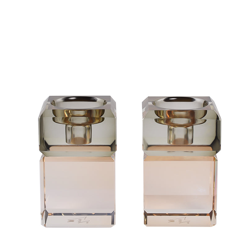 Regal Two Tone Candleholders (Various Colors)