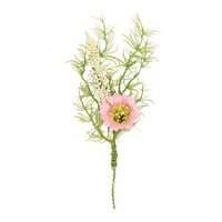 Pink Zinnia Napkin Pick 6" - Set of 2