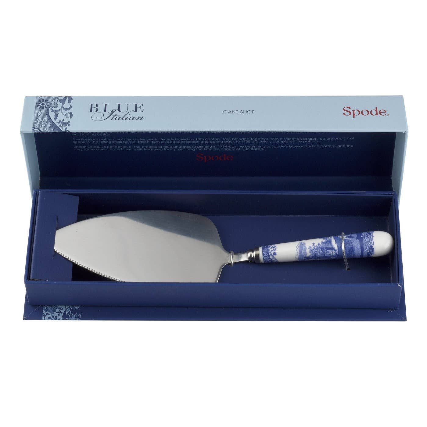 Blue Italian Cake Knife