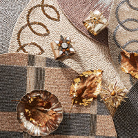 Starburst Napkin Rings – Topaz (Set of 2)