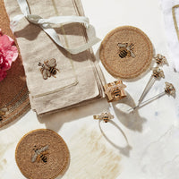 Stripey Bee Napkin Rings (Set of 2)