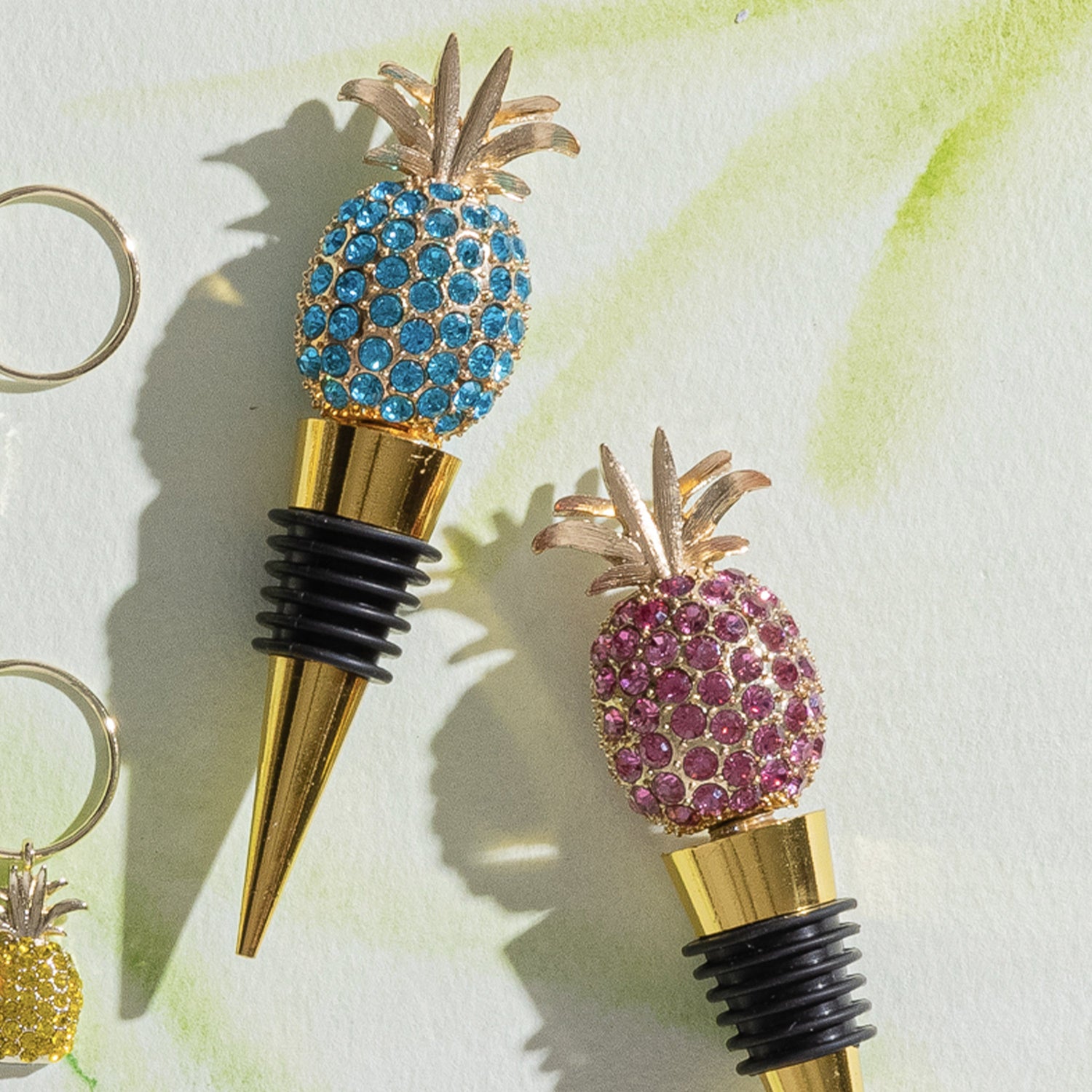 Pineapple Wine Stopper – Rose