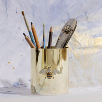 Stripey Bee Pot – Large