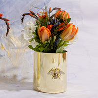 Stripey Bee Pot – Large
