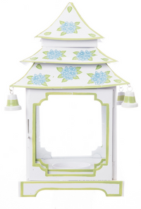 Green Hydrangea Leaf Pagoda Lantern (Various Sizes)