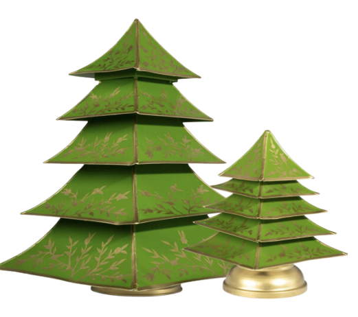 Green & Gold Chinoiserie Branch Tree (Various Sizes)