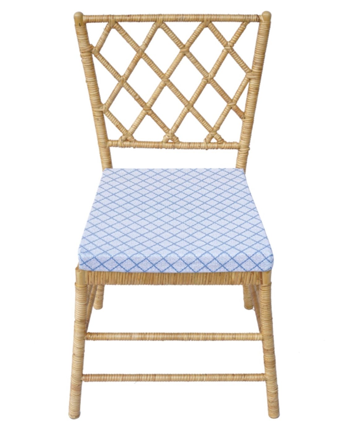 Diamond Back Wicker Chair (2 Color Options)