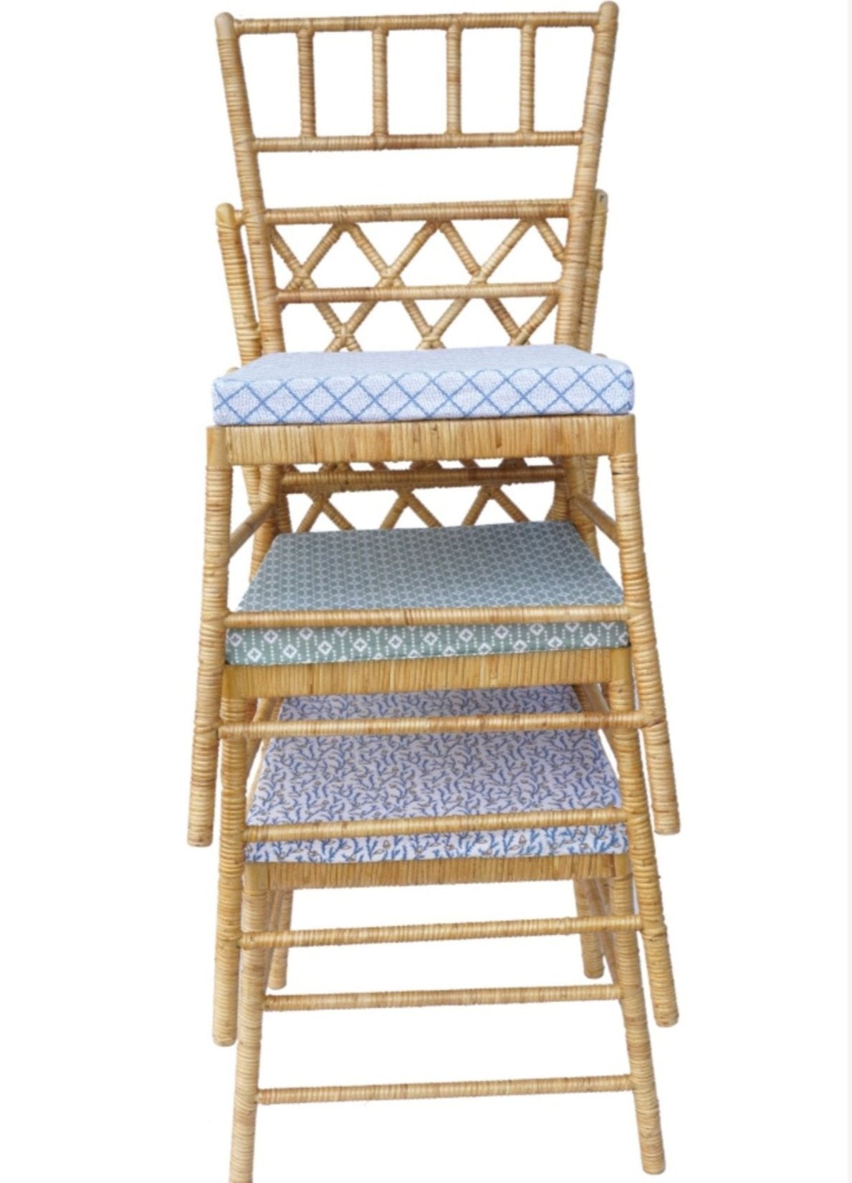 Diamond Back Wicker Chair (2 Color Options)