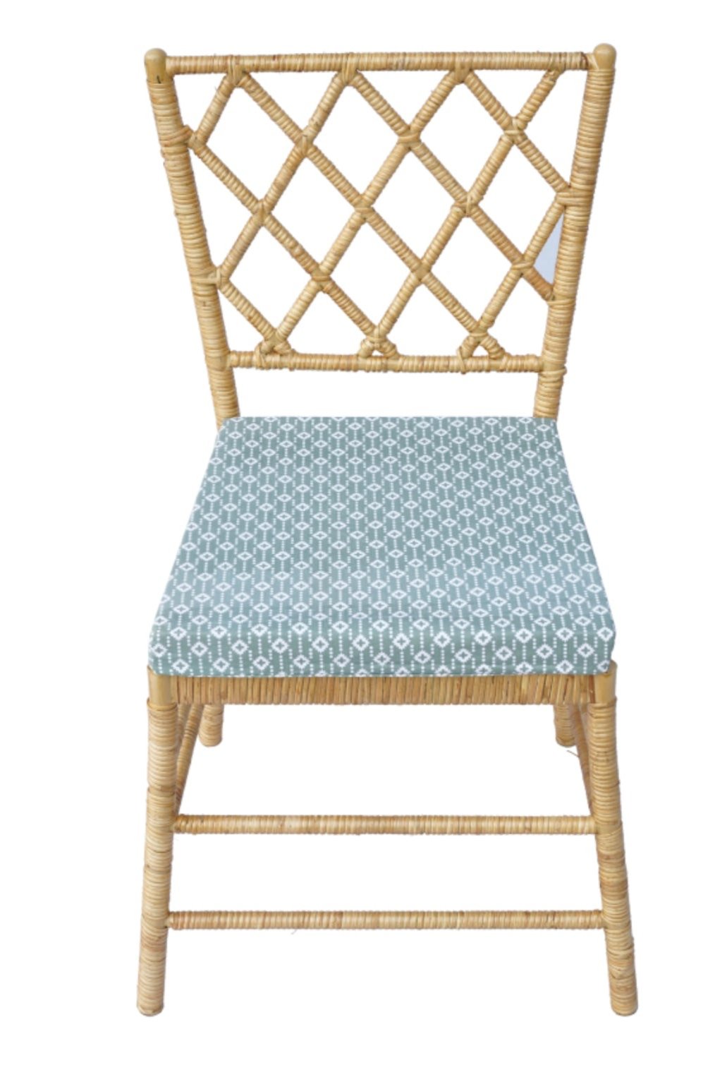 Diamond Back Wicker Chair (2 Color Options)