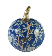 Blue Chinoiserie Pumpkin (various sizes)