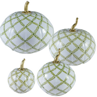 Green Trellis Pumpkin (various sizes)