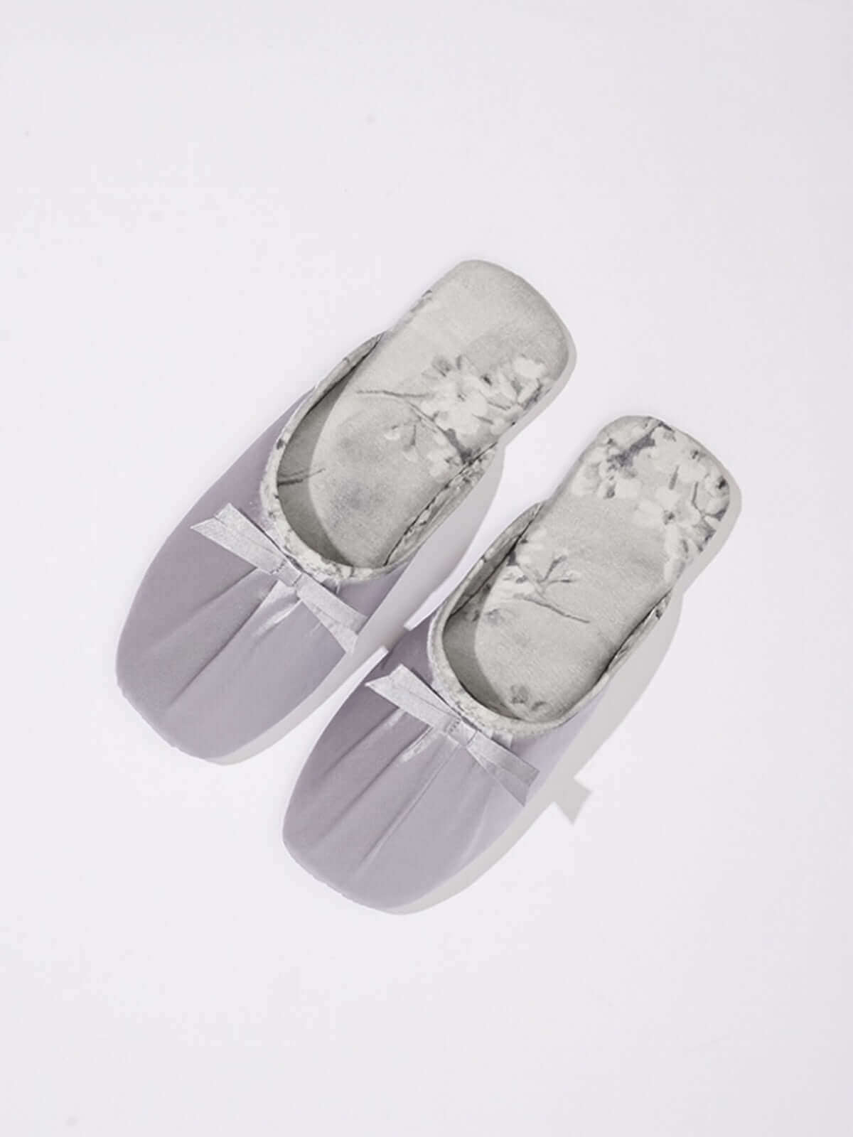 Ink Floral Print Slippers (Various Colors)