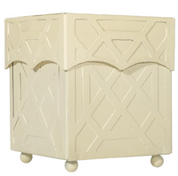 Cream Chippendale Wastepaper Basket & Tissue (3 Options)