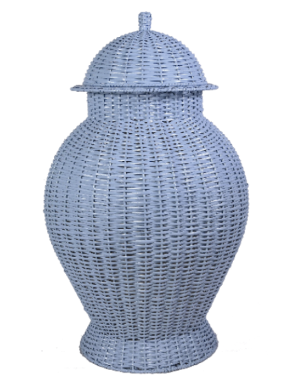 Jumbo Wicker Jar (various colors)
