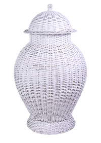 Jumbo Wicker Jar (various colors)