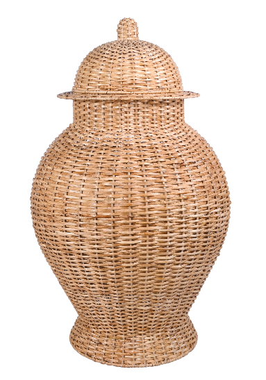 Jumbo Wicker Jar (various colors)