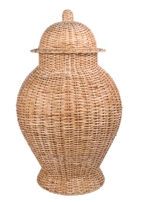 Jumbo Wicker Jar (various colors)