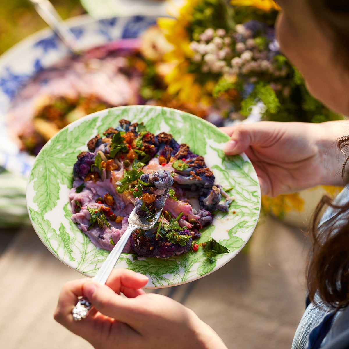 Freya Rimmed Salad Plate