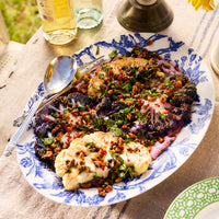 Arcadia Rimmed Oval Platter