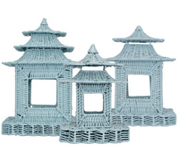 Pale Blue Scalloped Pagoda (3 Sizes)