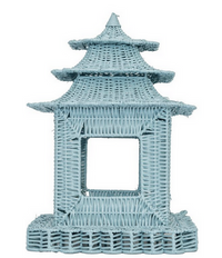Pale Blue Scalloped Pagoda (3 Sizes)