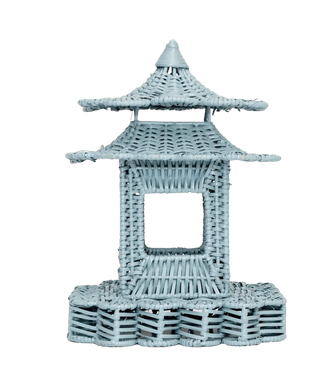 Pale Blue Scalloped Pagoda (3 Sizes)