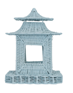 Pale Blue Scalloped Pagoda (3 Sizes)