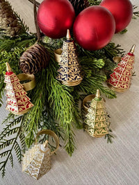 Chinoiserie Pagoda Tree Set of 4 Napkin Ring