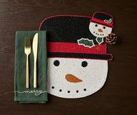 Frosty Snowman Placemat - Single