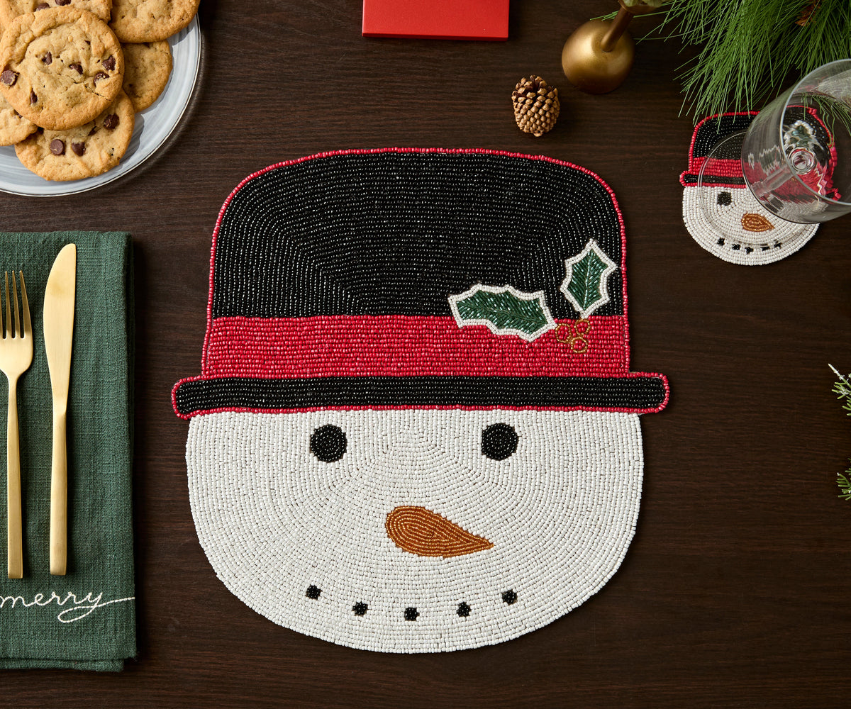Frosty Snowman Placemat - Single