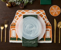 Gingerbread House Beaded Placemat - Single